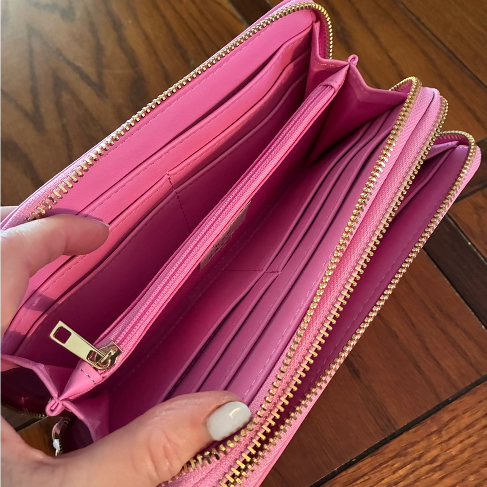 Pink Women's Wristlet Wallet - A New Day - Picture 2 of 4